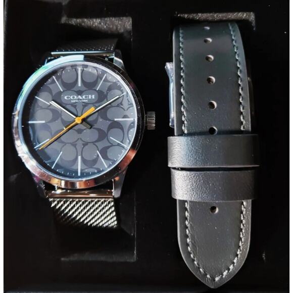 COACH MEN'S WATCH GIFT SET 39 MM - Picture 2 of 5